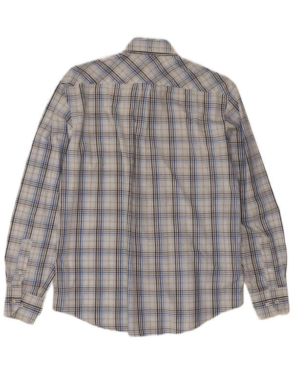 Cămașă pentru bărbați Ben Sherman, bumbac cu carouri albastru mediu