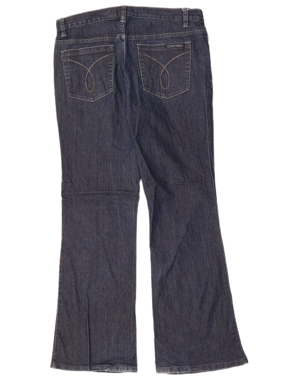 Calvin Klein Jeans Bootcut pentru femei US 12 Large W34 L31 Bleumarin Bumbac