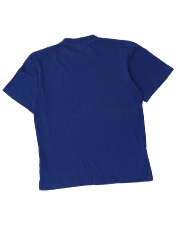 Tricou grafic pentru bărbați Adidas Top mic, albastru, bumbac