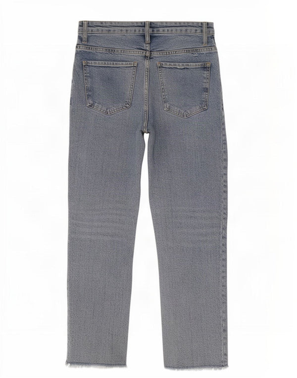 Blugi Drepți Femei Zara EU 36 XS W26 L26 Albastru Bumbac