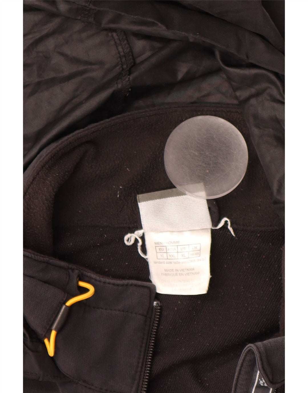 JACK WOLFSKIN Jachetă de vânt cu glugă pentru bărbați UK 44/46 XL Poliamidă neagră