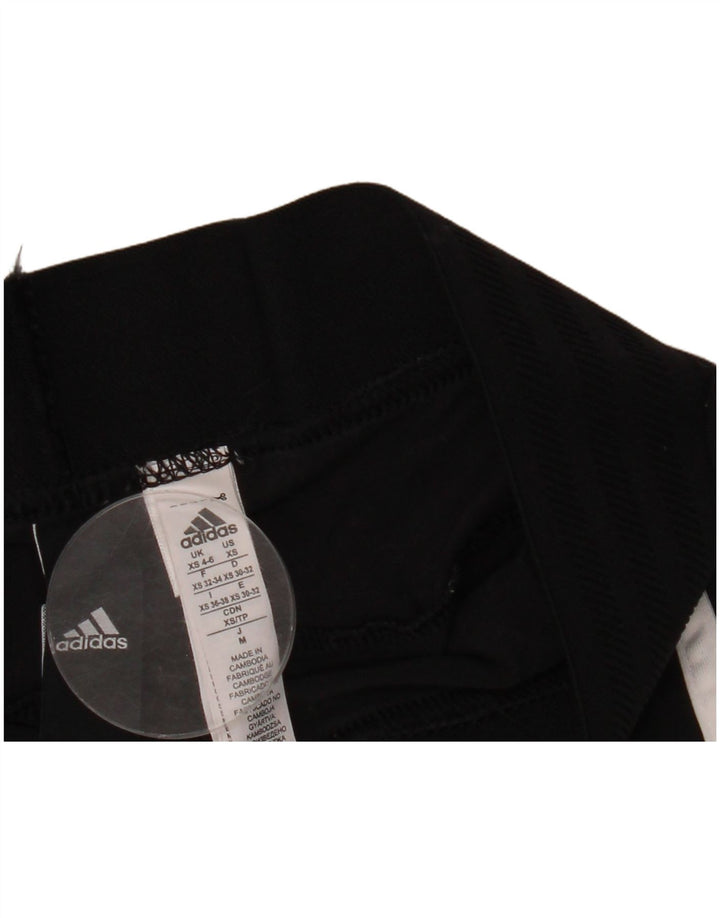 Leggings pentru femei ADIDAS UK 4/6 XS bumbac negru