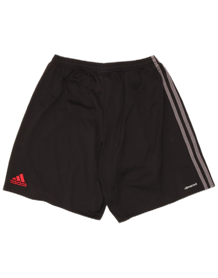 Pantaloni scurți sport pentru bărbați Adidas AC Milan, poliester mediu negru