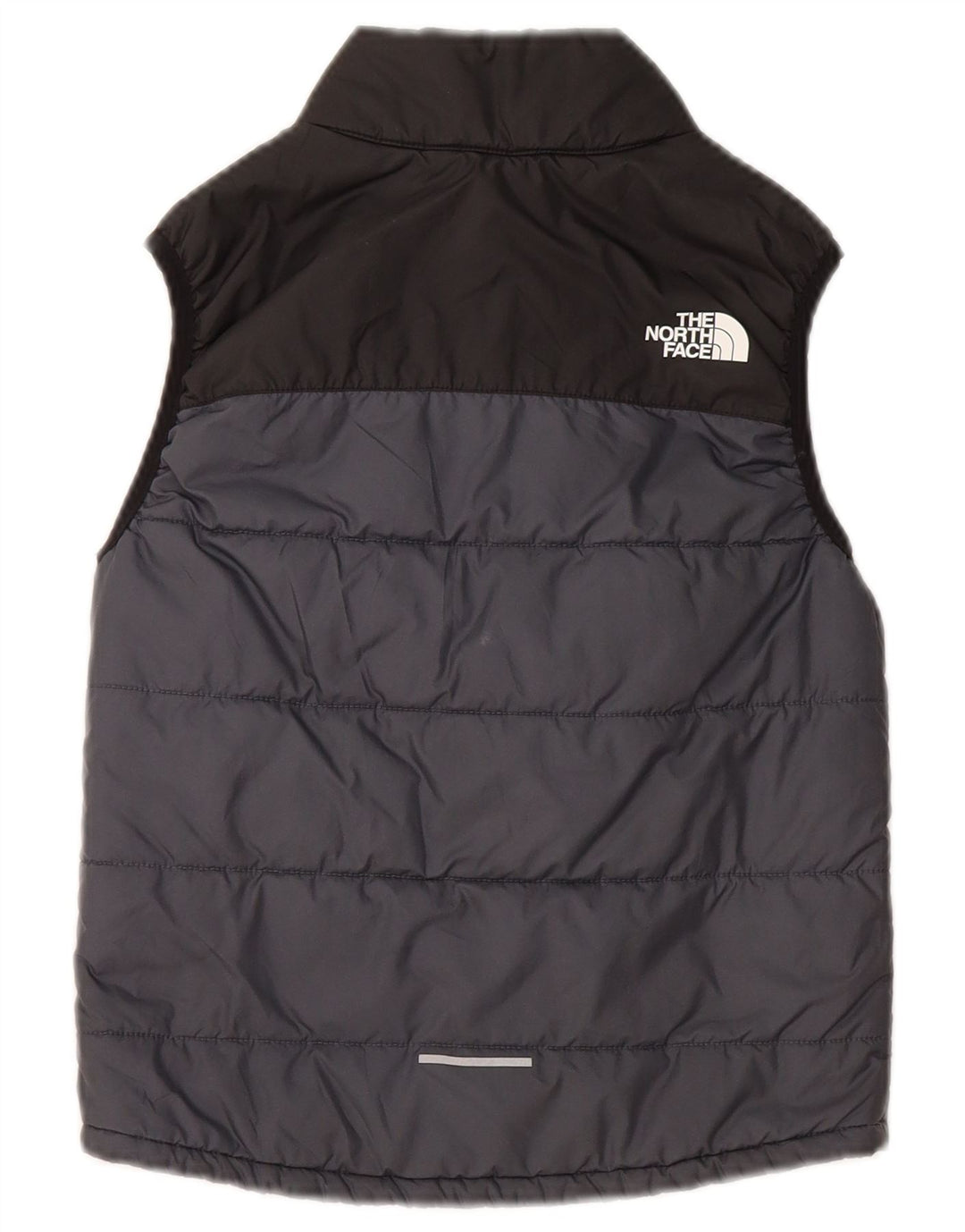 Gilet căptușit pentru băieți The North Face 7-8 ani, mic, gri, poliester color bloc