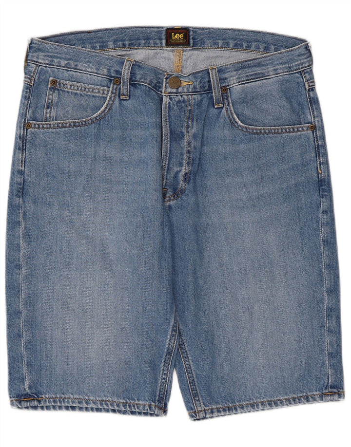 Pantaloni scurți din blugi pentru bărbați LEE W34 Large Blue