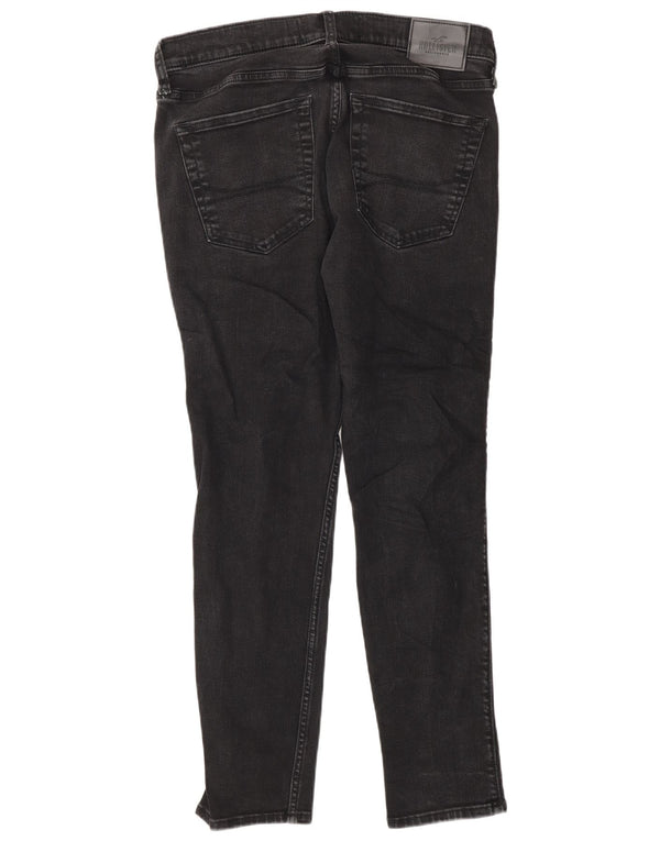 Blugi skinny pentru bărbați Hollister W32 L30 bumbac negru