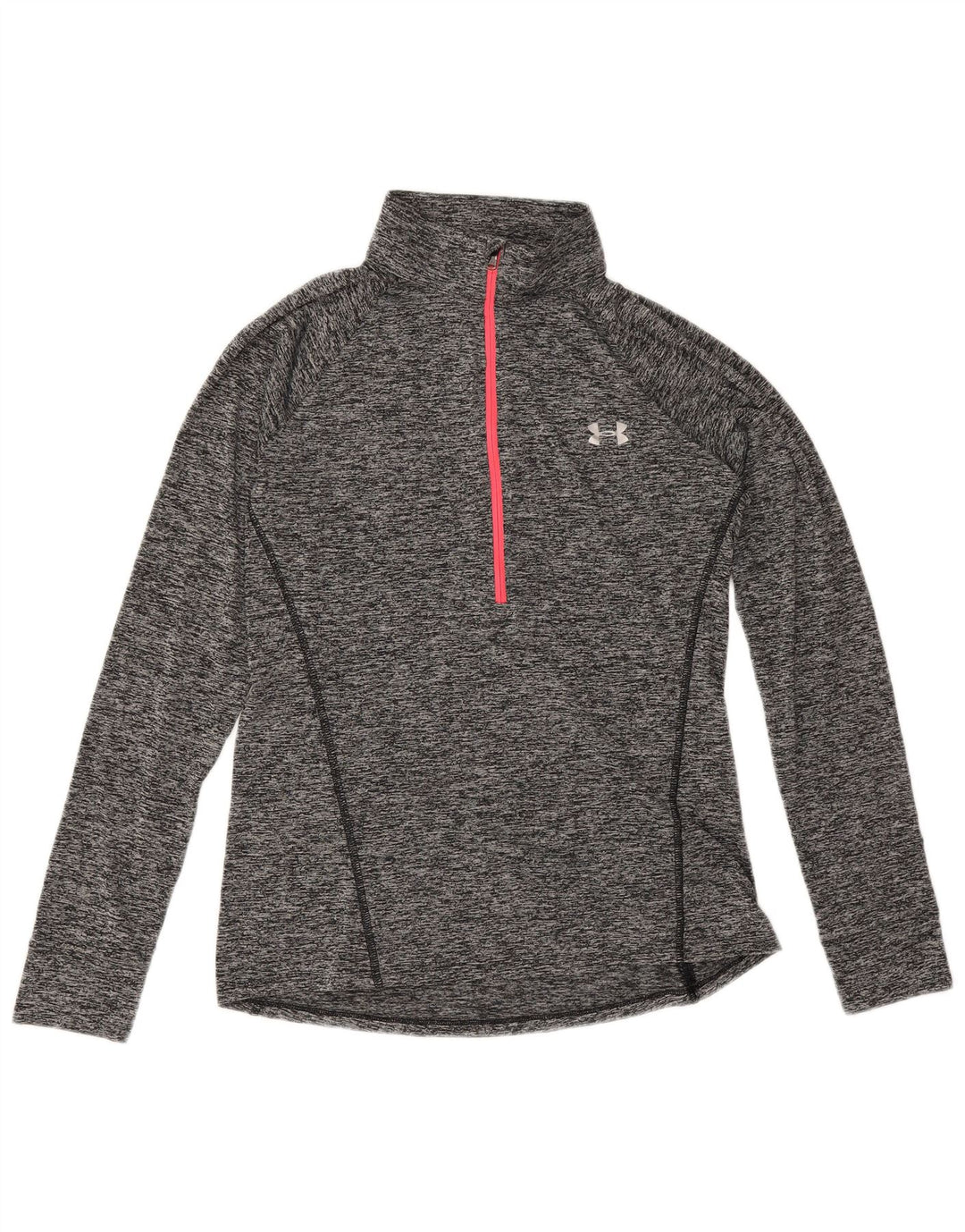 Top de trening Under Armour pentru femei Heat Gear Pullover UK 12 Medium Gri