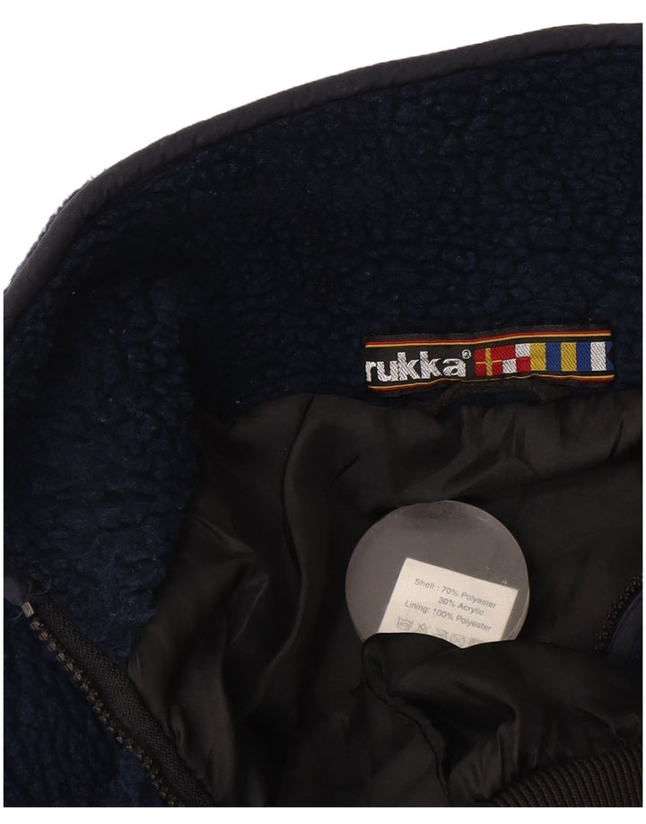 Jachetă rukka pentru bărbați din fleece UK 42 XL bleumarin poliester