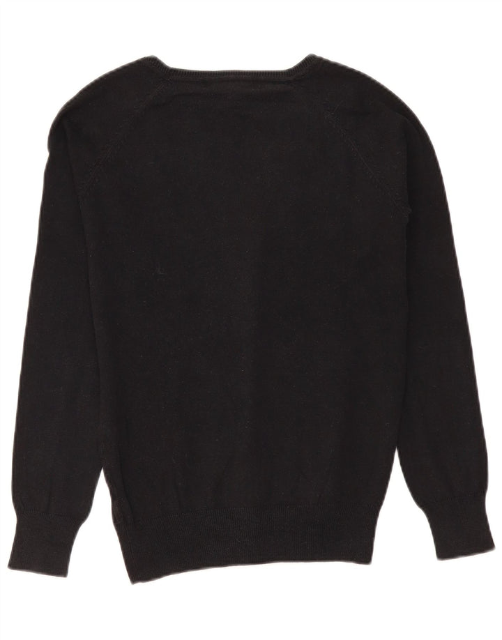 Pulover cardigan pentru femei Marks & Spencer UK 12 bumbac mediu negru