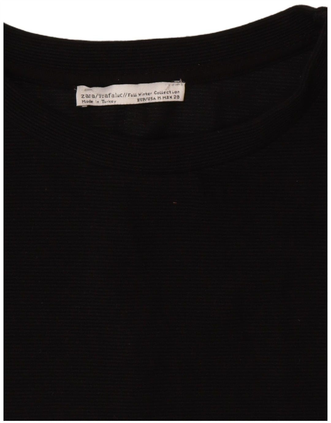 Rochie A-Line pentru femei Zara UK 14 Medium Black