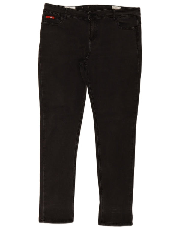 Blugi subțiri pentru femei Lee Cooper UK 16 Large W34 L30 Bumbac gri