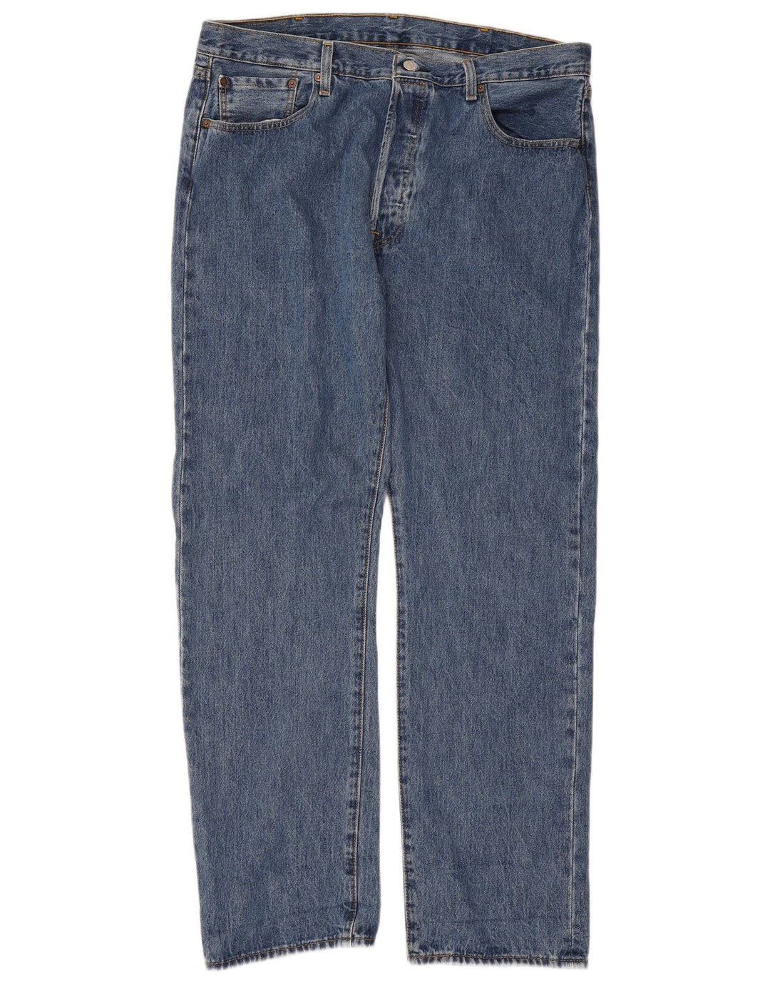 Blugi drepti pentru bărbați Levi's 501 W38 L32 Bumbac albastru