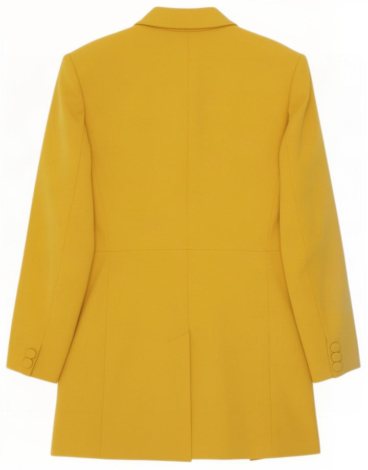 Jachetă Blazer pentru femei Zara UK 18 XL Galben Poliester