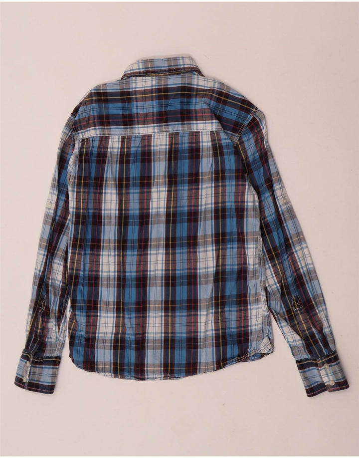 Cămașă de flanel pentru bărbați Wrangler, carouri albastre medii