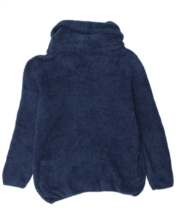 Pulover pentru femei ANIMAL cu gât rulat din lână UK 18 XL poliester bleumarin