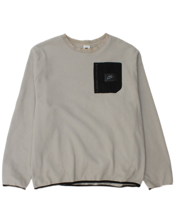 Pulover pentru bărbați Nike Fleece XL, gri poliester