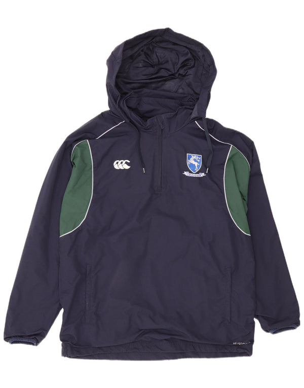 Jachetă de vânt pentru bărbați Canterbury, cu glugă, UK 40, mare, albastru bleumarin