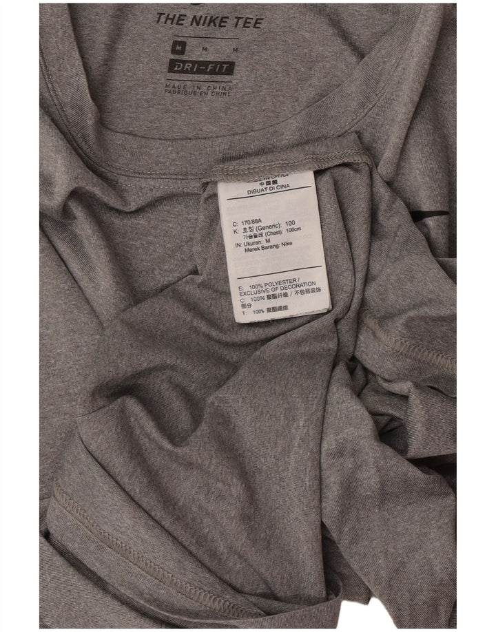 Tricou Nike Dri Fit pentru bărbați Top Medium Gri Poliester