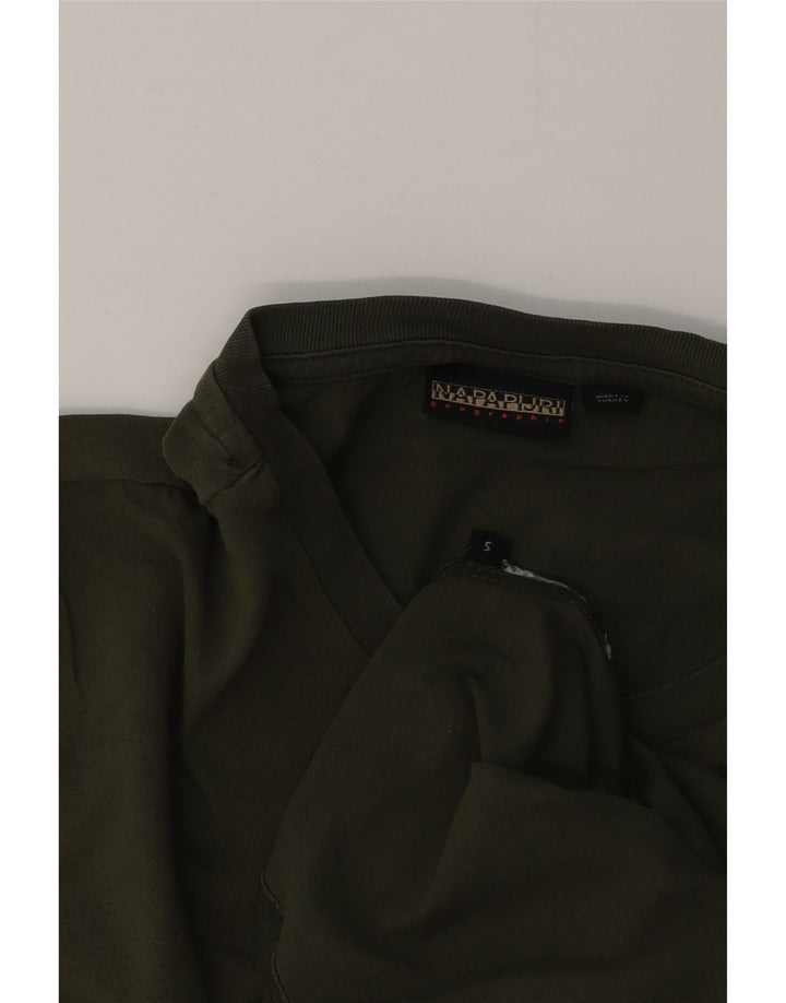 Tricou Bărbați Geographic NAPAPIJRI Top Mic Kaki