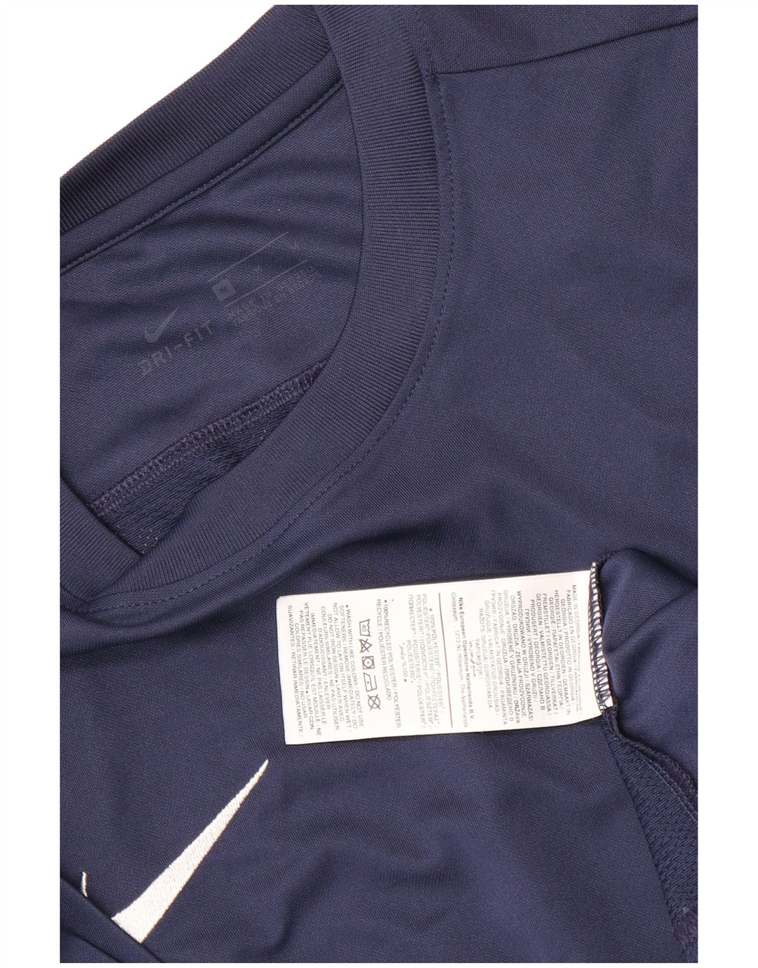 Tricou pentru bărbați Nike Dri Fit Top Mediu Bleumarin Poliester