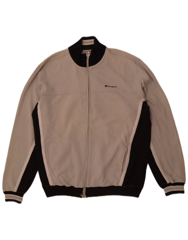 Jachetă de trening pentru bărbați Champion, 2XL, bumbac color bloc, gri