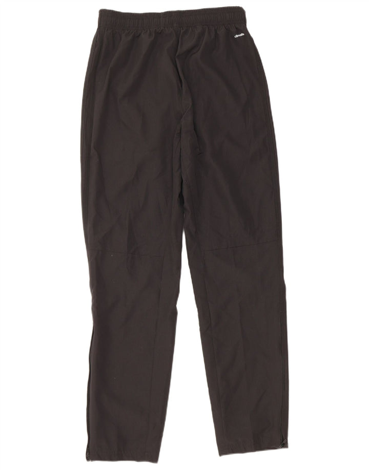 Pantaloni de trening Adidas Climalite pentru baieti 13-14 ani poliester negru