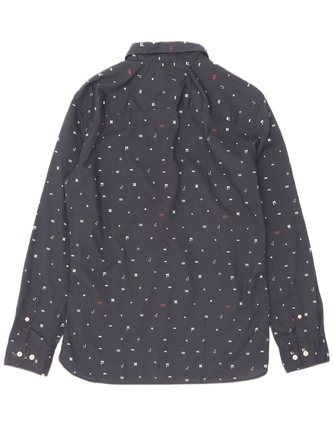 Cămașă Jack & Jones pentru bărbați cu model abstract, poliester mediu bleumarin