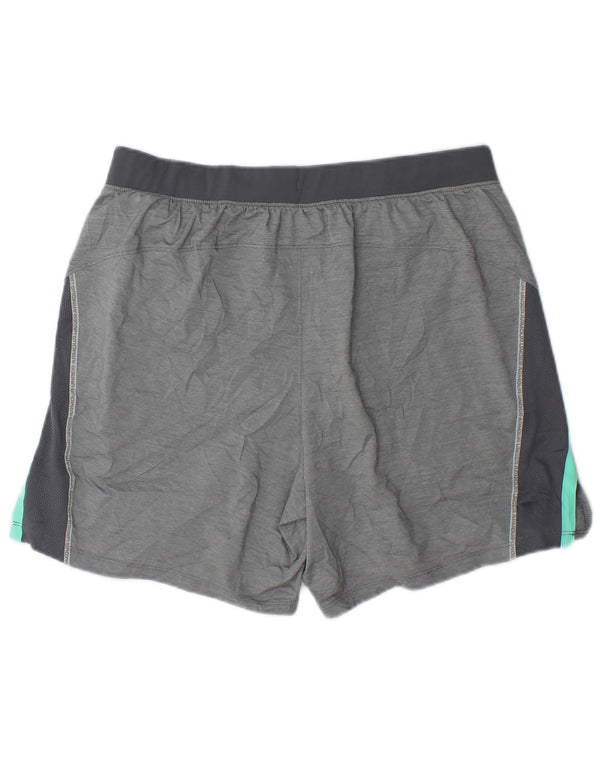 Pantaloni scurți sport Under Armour pentru femei UK 16, mari, gri, color block