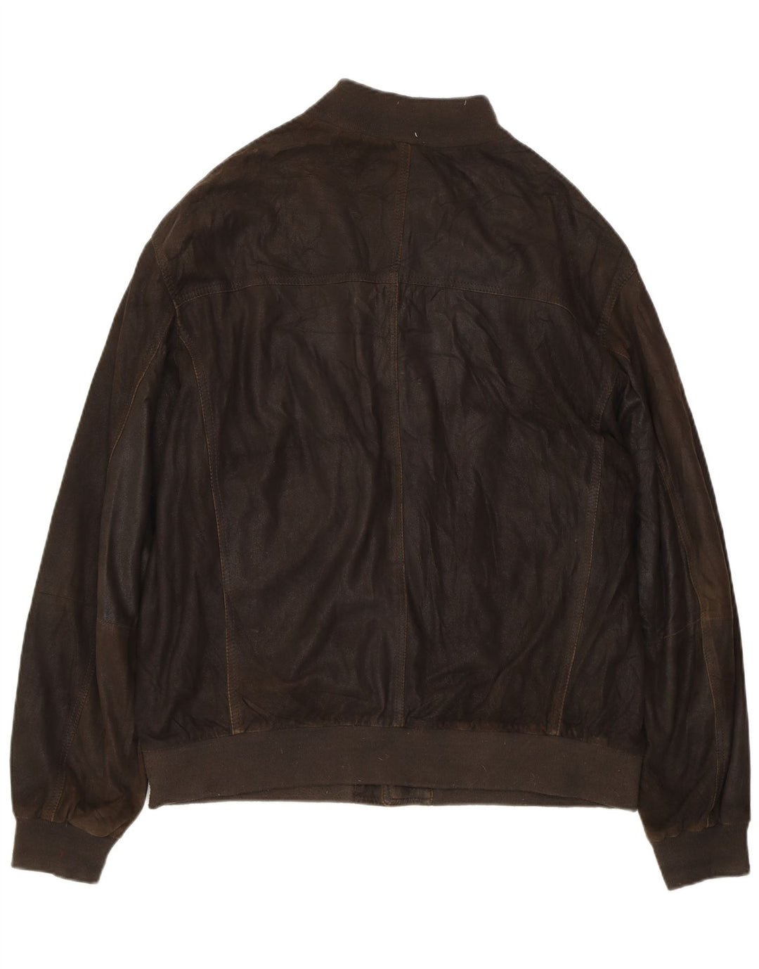 Geacă de piele pentru bărbați GIMO'S UK 42 XL maro