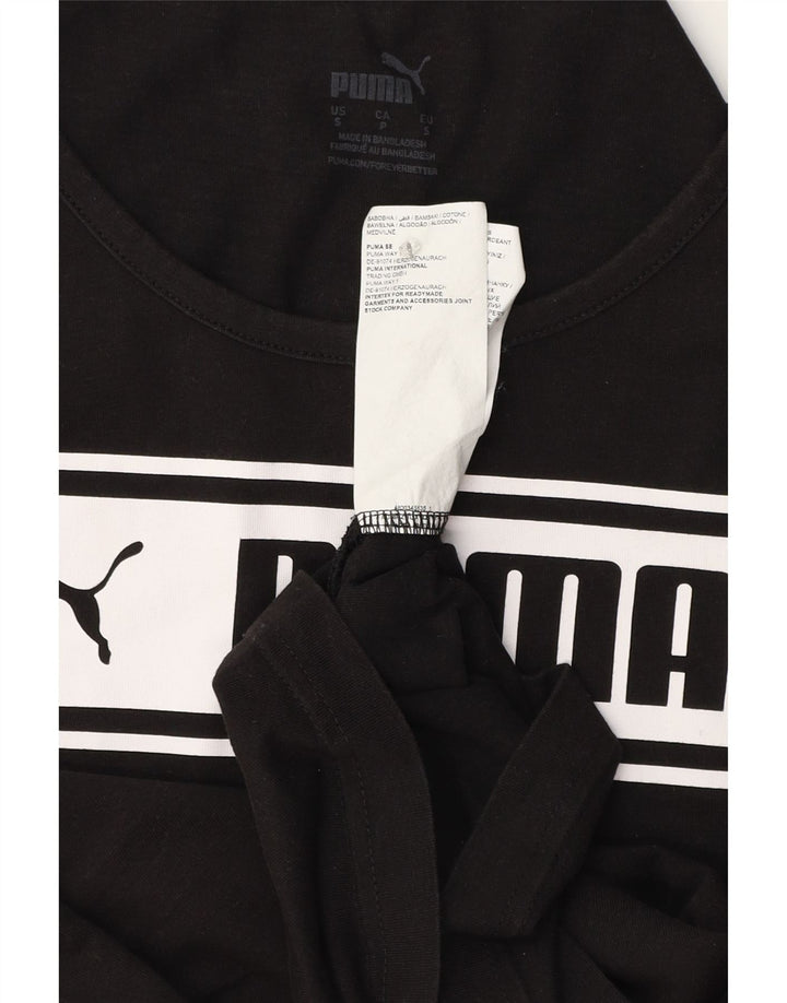 Vesta grafică pentru bărbați Puma, mic, bumbac, negru