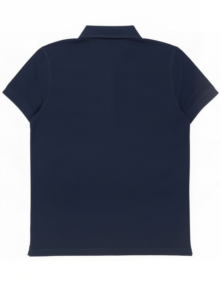 Massimo Dutti Cămașă Polo pentru bărbați Medium Bleumarin Bumbac