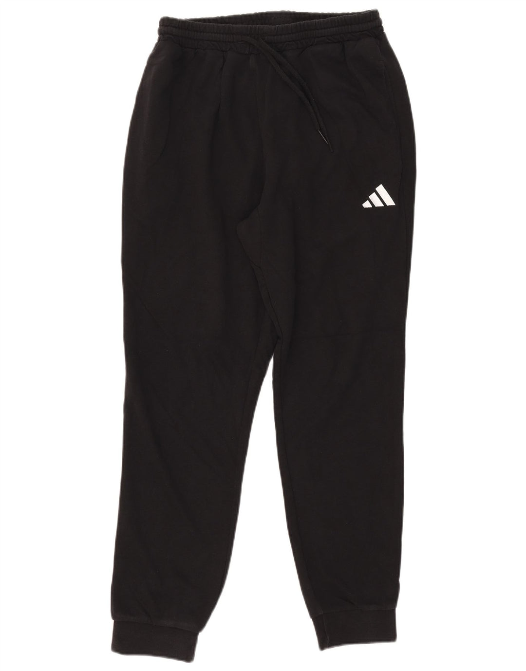 Pantaloni de trening pentru bărbați Adidas Pantaloni de jogging, bumbac mediu negru