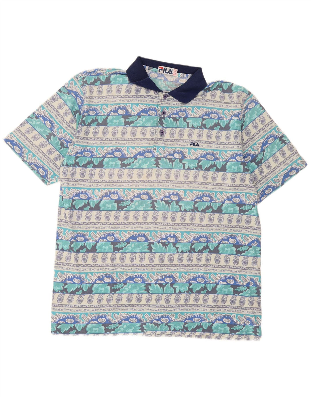 Tricou Polo Fila Bărbați IT 56 XL Multicolor Floral