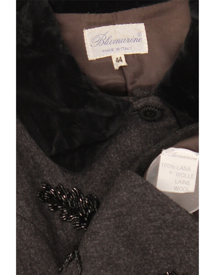 Blazer Blumarine pentru femei cu 5 nasturi IT 44 Lână gri mediu