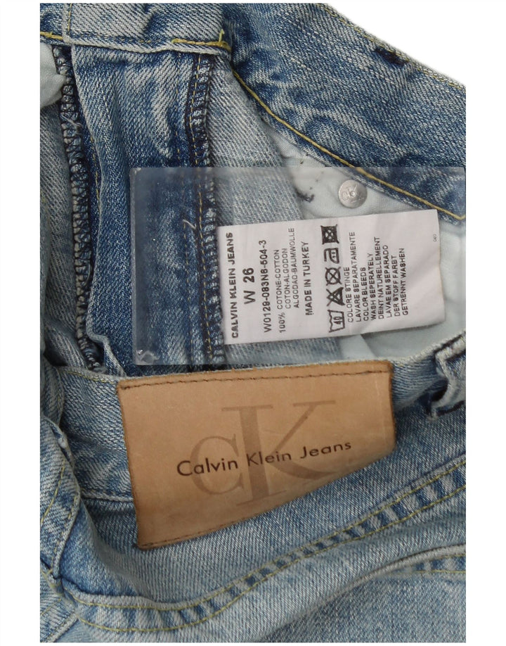 Blugi Calvin Klein pentru femei Bootcut W26 L32 Bumbac albastru