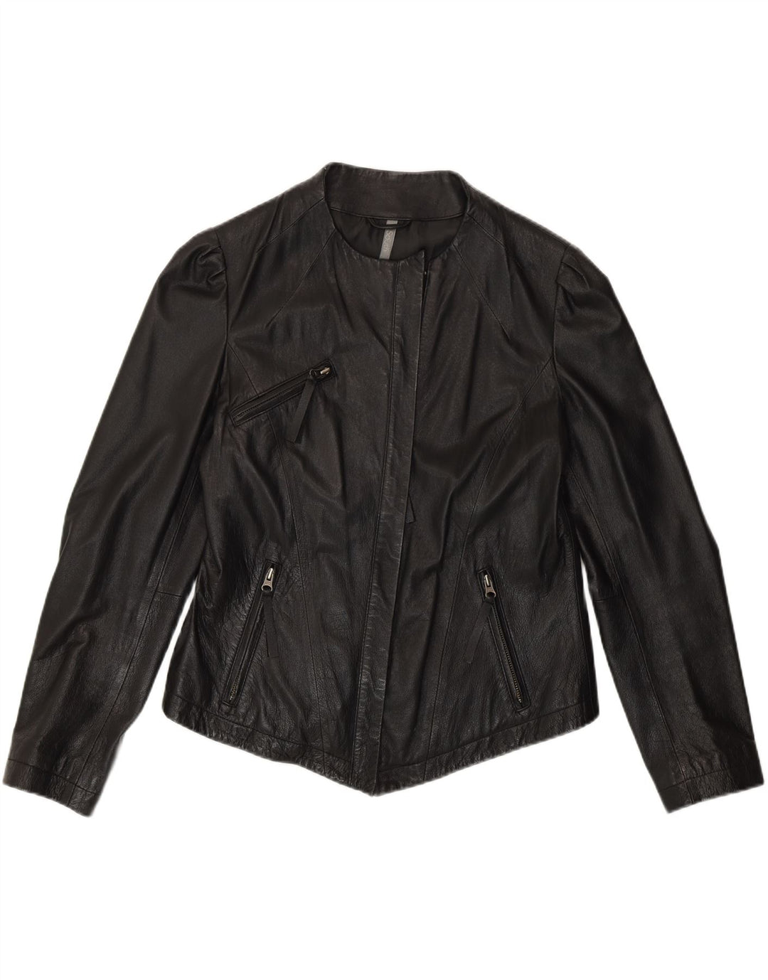 Geacă de piele South pentru femei UK 14 Medium Black Leather