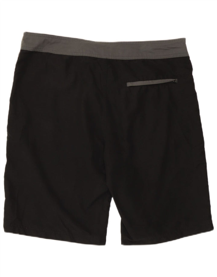 Pantaloni scurți de înot Hurley pentru bărbați, mari, negru, poliester color bloc