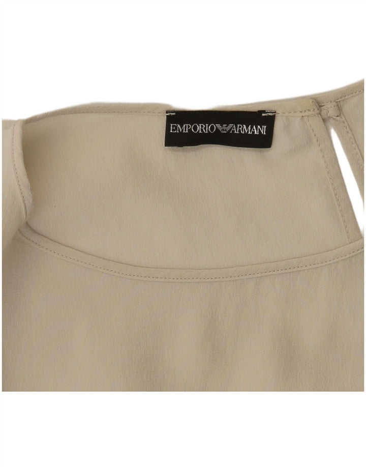 Bluză pentru femei Emporio Armani Top UK 14 Medium Beige