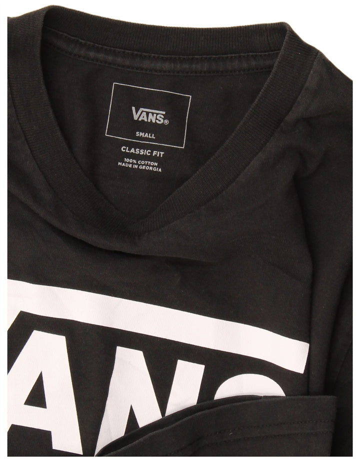 Tricou grafic Vans Classic Fit Top Mic Negru