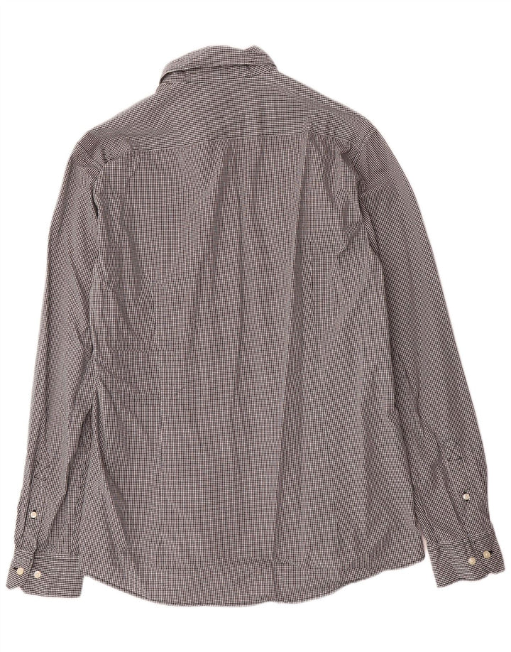 Cămașă pentru bărbați Barbour Tailored Fit, mare, neagră, din bumbac