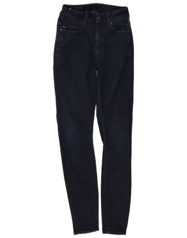 Blugi super skinny pentru femei G-STAR W27 L32 bumbac bleumarin