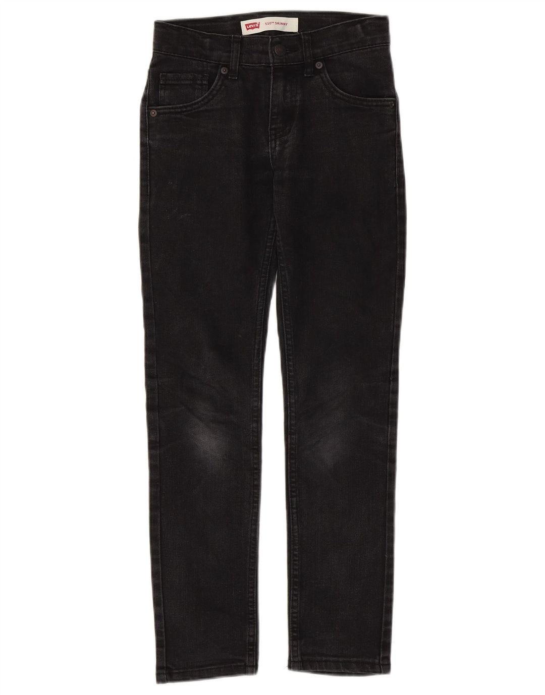 Jeans skinny LEVI'S 510 pentru baieti 9-10 ani W26 L27 bumbac negru