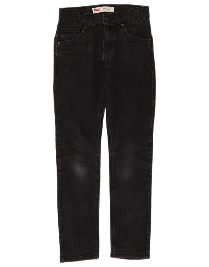 Jeans skinny LEVI'S 510 pentru baieti 9-10 ani W26 L27 bumbac negru