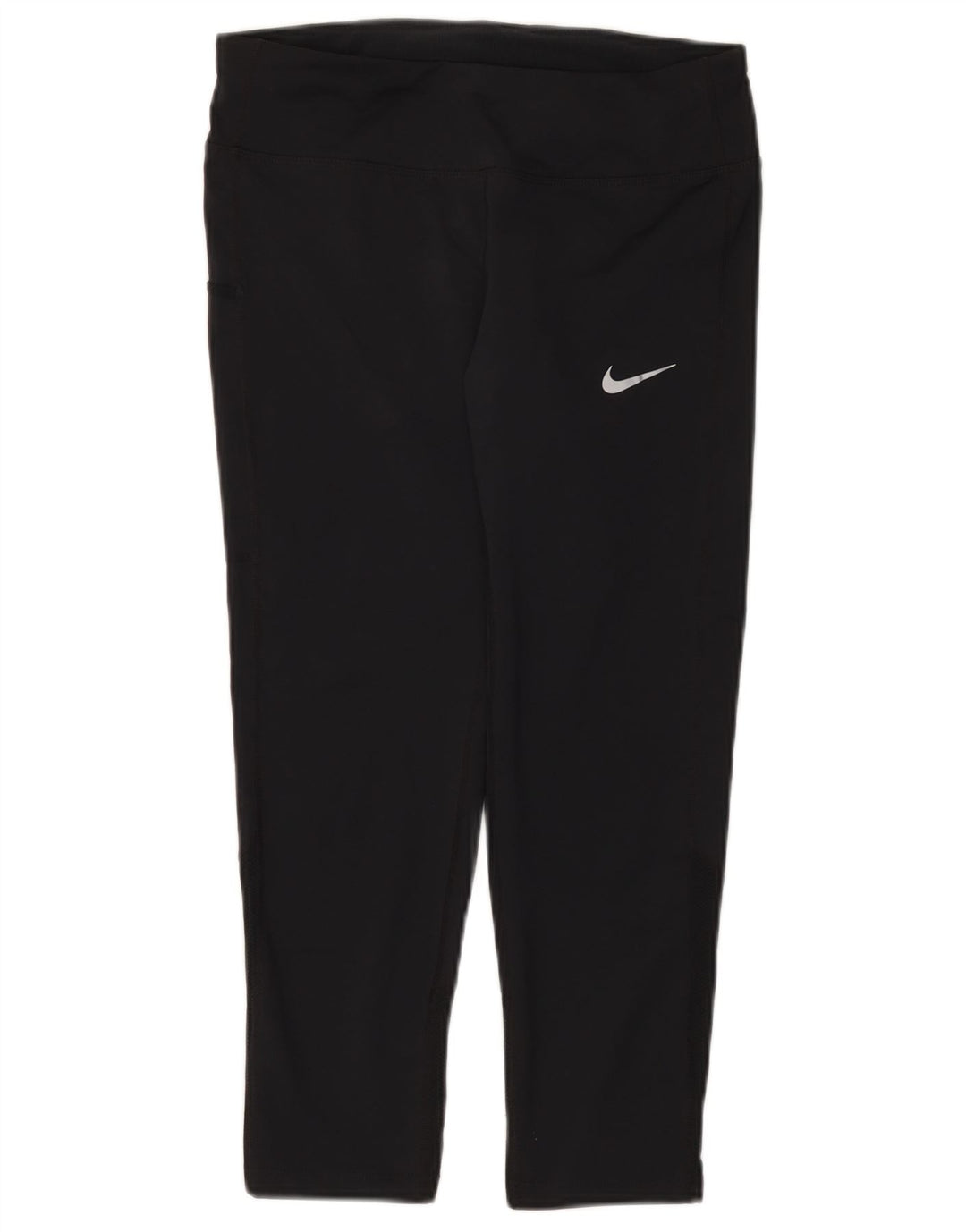 Leggings capri Nike Dri Fit pentru femei UK 8 Small Poliester negru