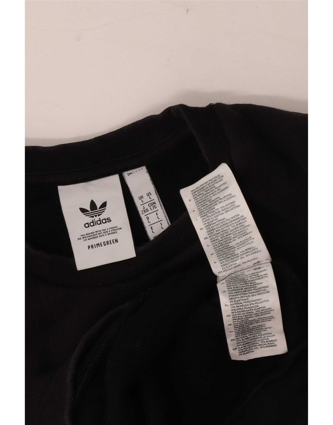 Hanorac pentru bărbați Adidas Jumper mare, negru, bumbac