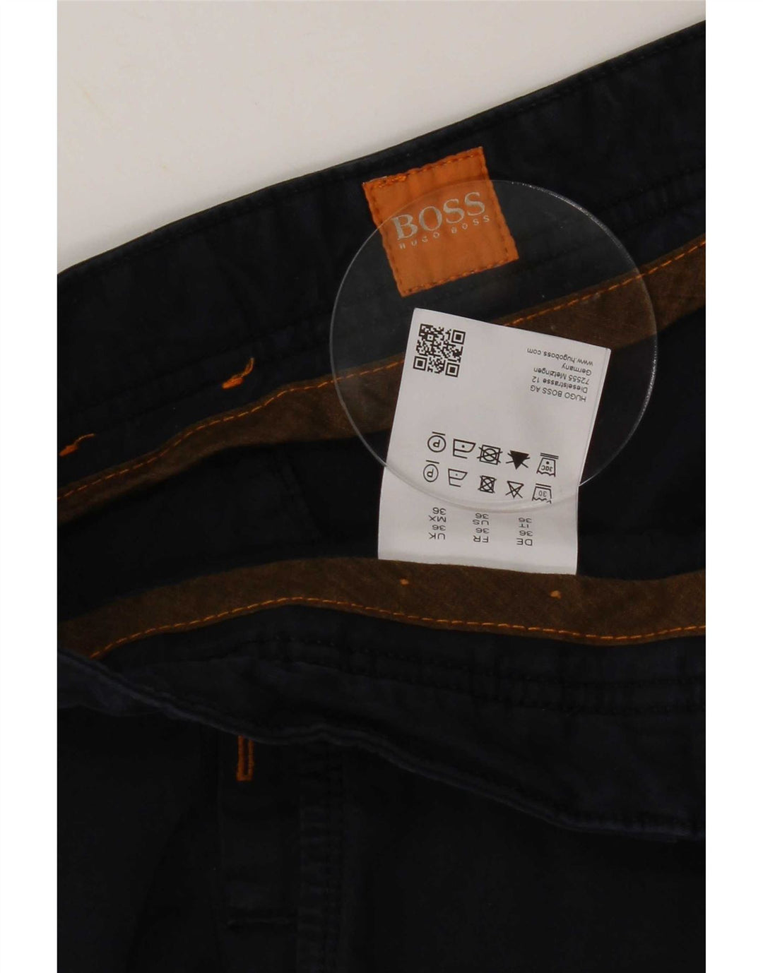 Pantaloni scurți chino pentru bărbați Hugo Boss W36, mari, albastru, bumbac
