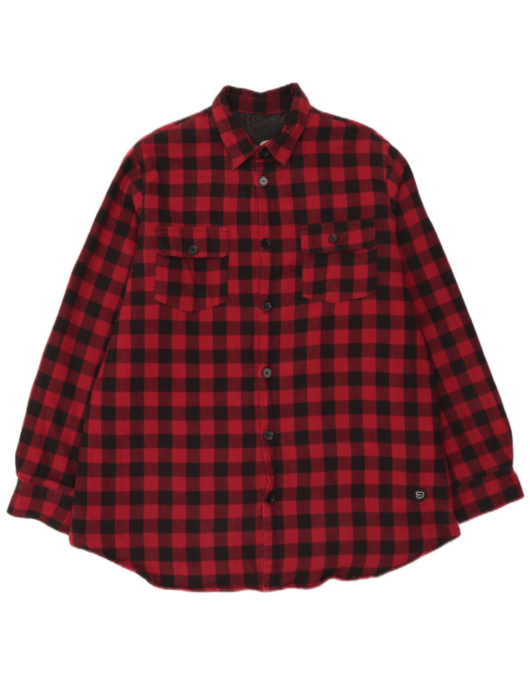 Cămașă pentru bărbați EMP Lumberjack Flannel 2XL, bumbac vichy roșu