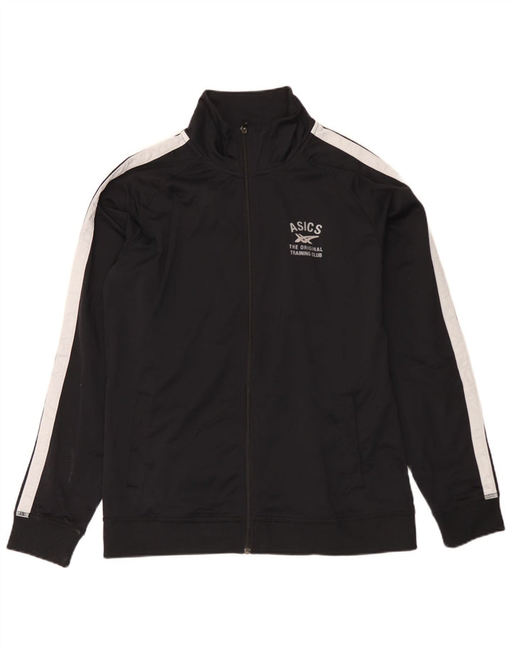 Jachetă de trening pentru femei Asics UK 18 XL, poliester color bloc negru