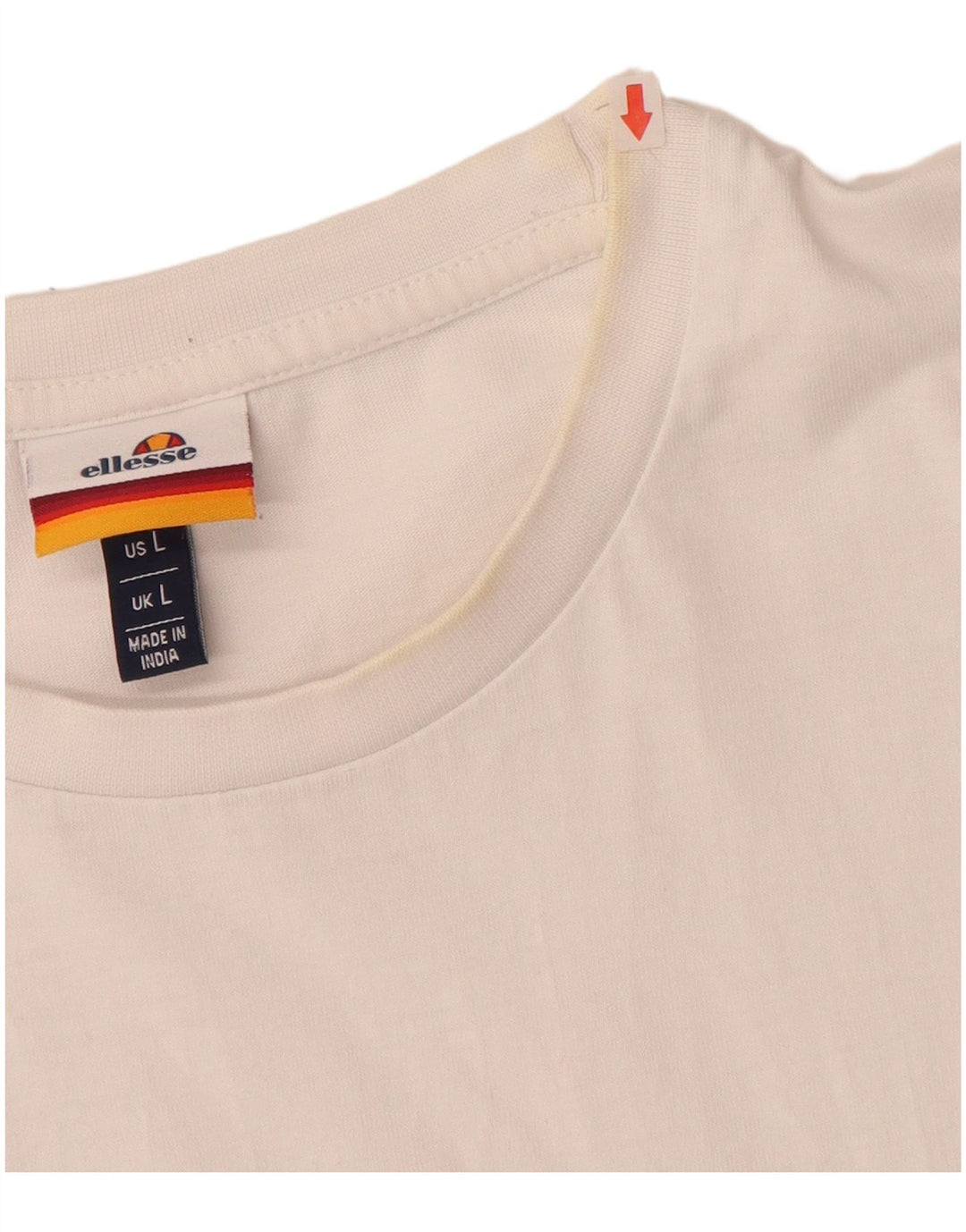 Tricou grafic ELLESSE pentru bărbați Top mare alb
