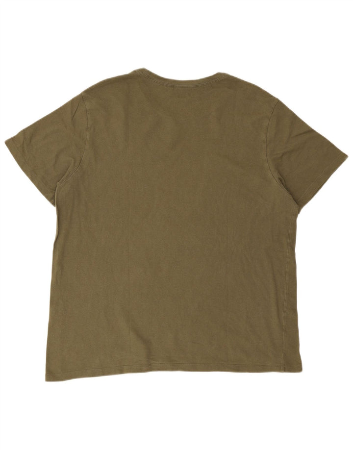 Tricou standard pentru bărbați Levi's Top XL Kaki Bumbac